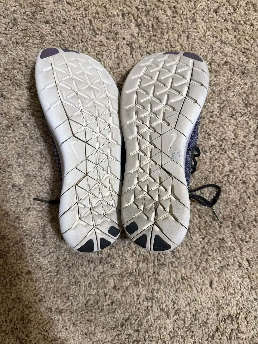 Nike Free RN Flyknit Women's Running Shoes Black Grey Purple